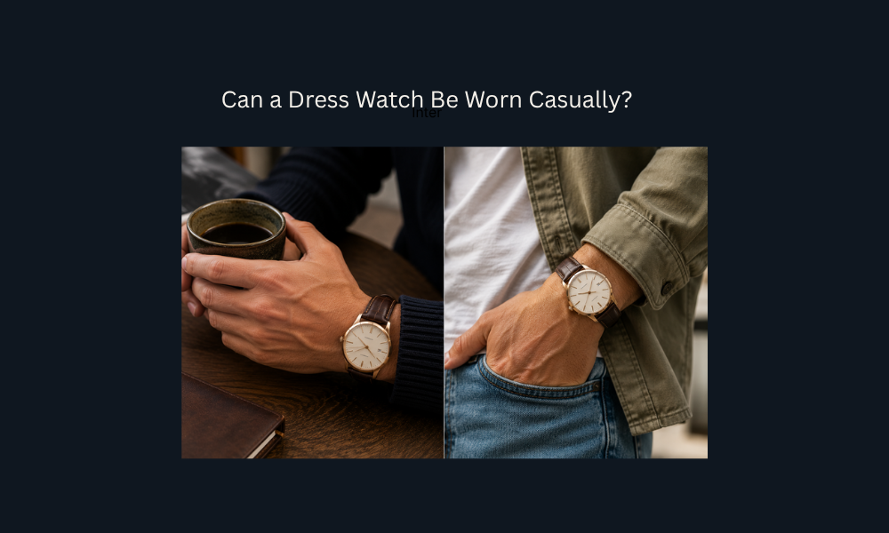 can i wear a dress watch casually Dress Watches vs. Casual Watches: What Every Man Should Know