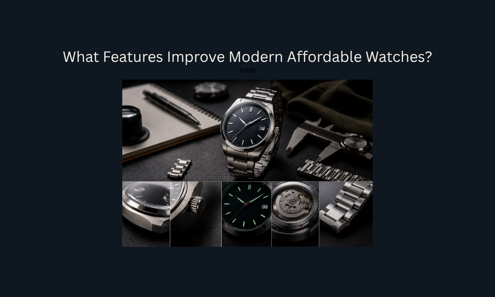 Modern affordable watch highlighting premium design, durable build, and practical everyday features.